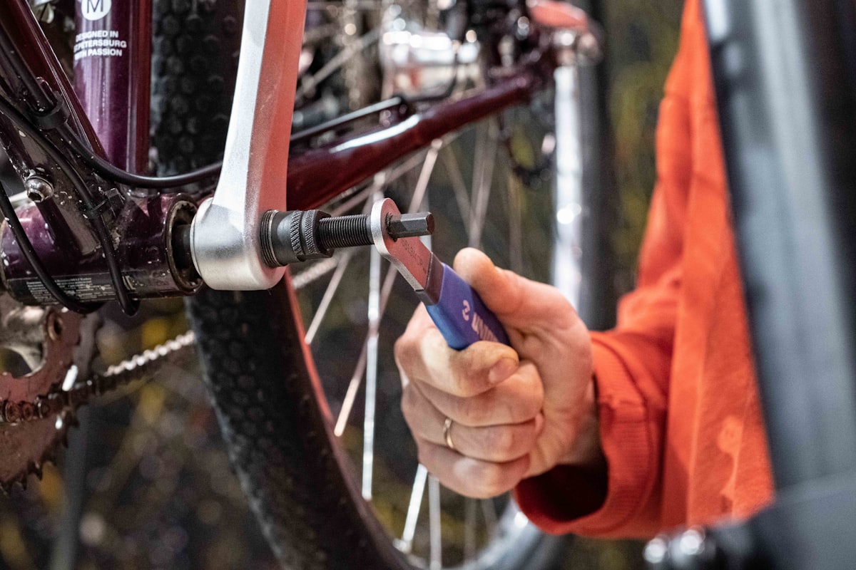 Werkzeug zur Wartung eines E-Bikes