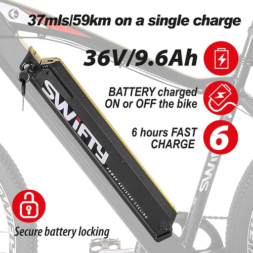 All Terrain Electric Bike - 7-Gang-Shimano-Schaltung - Bis Zu 30 Kilometer Mit Einer Ladung