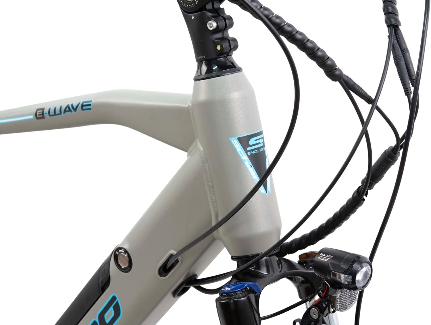 F.Lli Schiano E-Bike Herren 28 Zoll, 418Wh Abnehmbarer Akku, 50Nm Motor, Shimano 21-Gang, Hydraulische Scheibenbremsen, E-Wave Grau