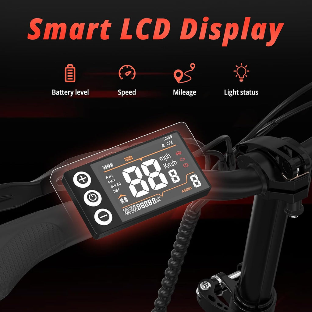 COLORWAY E Bike, Klapprad E-Fahrrad 16 Zoll, 36V 12Ah Herausnehmbarem Lithium-Akku, 250W Motor, Mini-E-Bike Mit 35-60Km Reichweite Für Erwachsene & Jugend